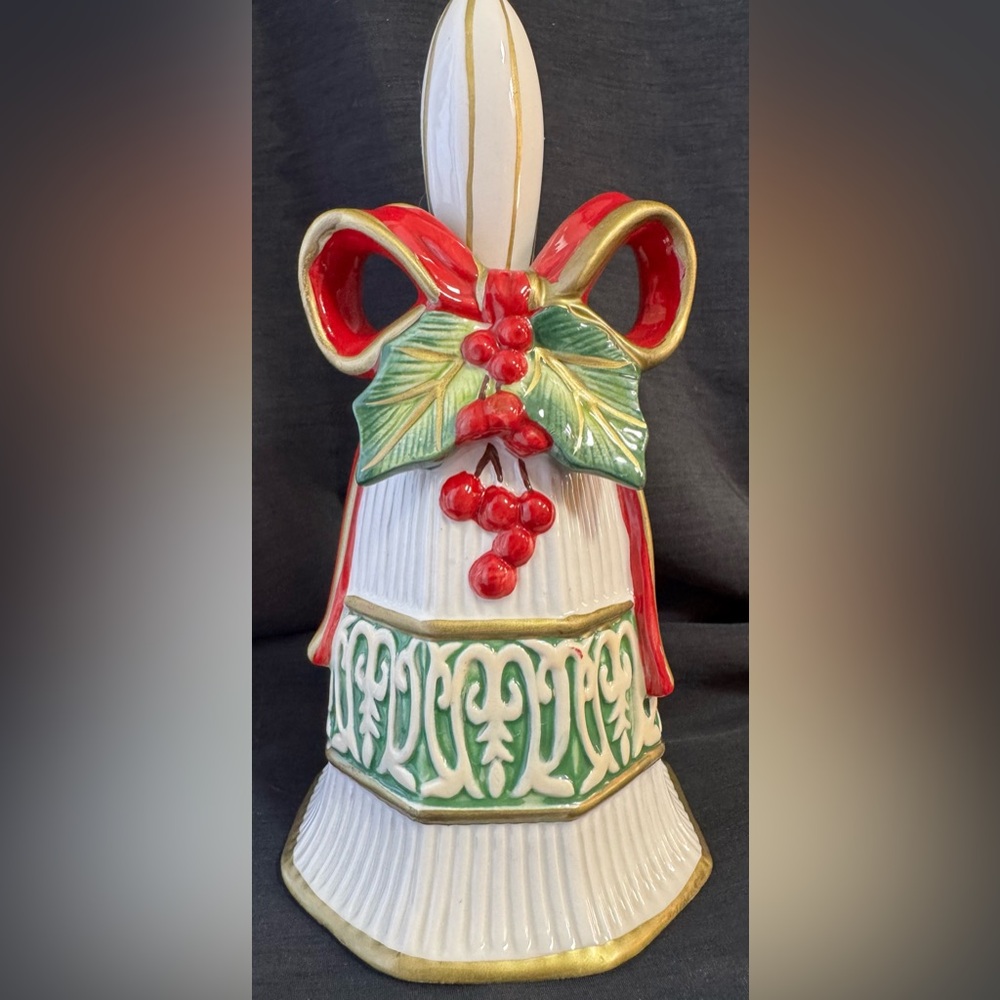 Christmas Bell by Fitz and Floyd